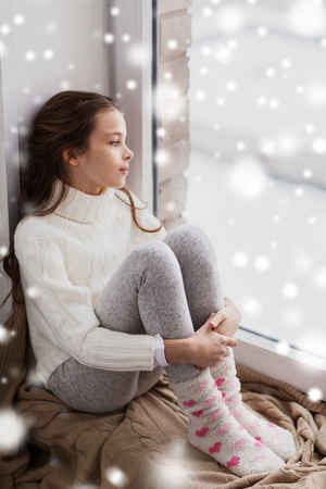 Cute Teen Girl Long Socks